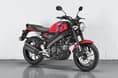Vivid Red Yamaha XSR155 Red front three quarter